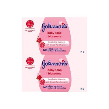 Johnson's Blossoms Baby Soap - Pack of 2